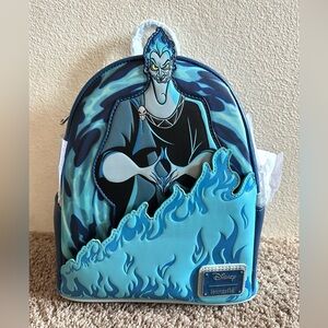 NWT Loungefly Disney Hercules Blue Hades Backpack